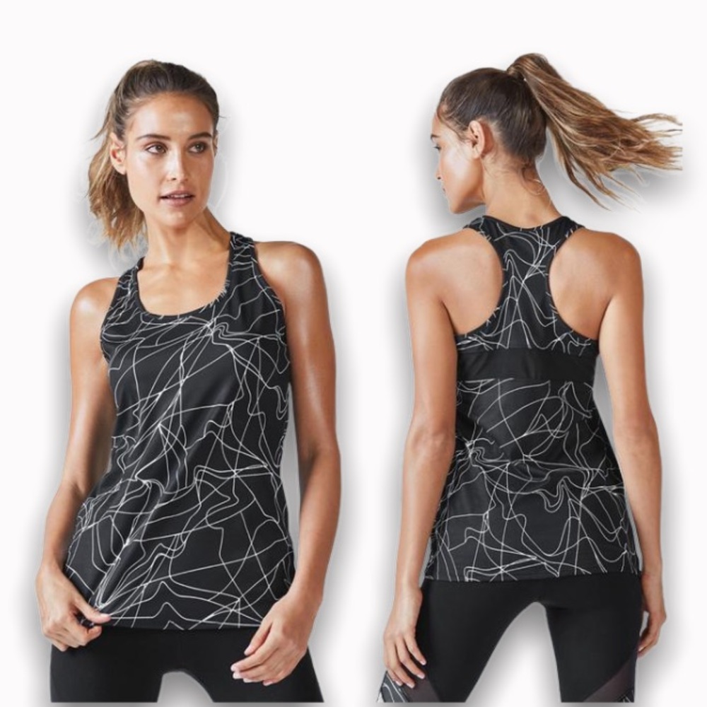 Fabletics Mary Athletic Tank Top with Mesh Back